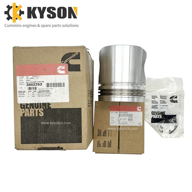 Subministrament de fàbrica de peces de motor dièsel 6CT8.3 Kit de pistons 3802263 3917707